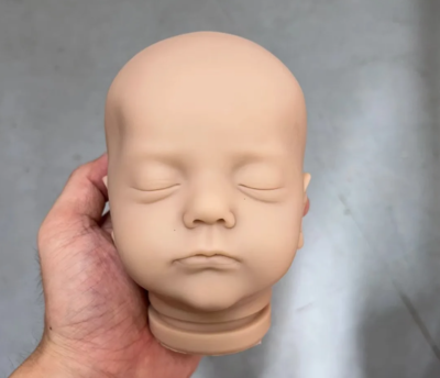 Reborn Baby Doll Kit Unpainted DIY Mold (Head+Limbs+Cloth Body) 19