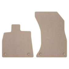 Velours Fußmatten für Audi Q5 Sportback ab Bj. 2021 Automatten VORNE BEIGE PREM