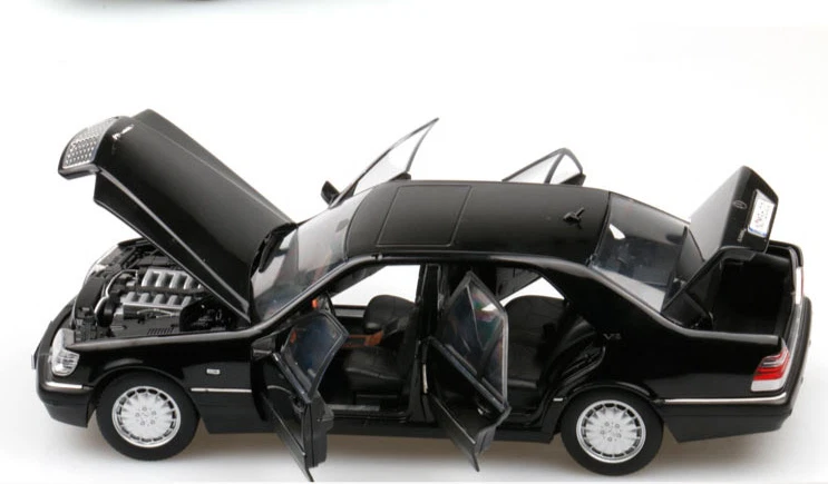 1/18 Alloy Simulation Model 1990 Mercedes-Benz S600 W140 - Image 4 of 4