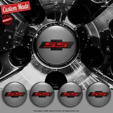 Camaro Ss Decals Set Of 4 3d Gel Silicone Center Wheel Caps Stickers