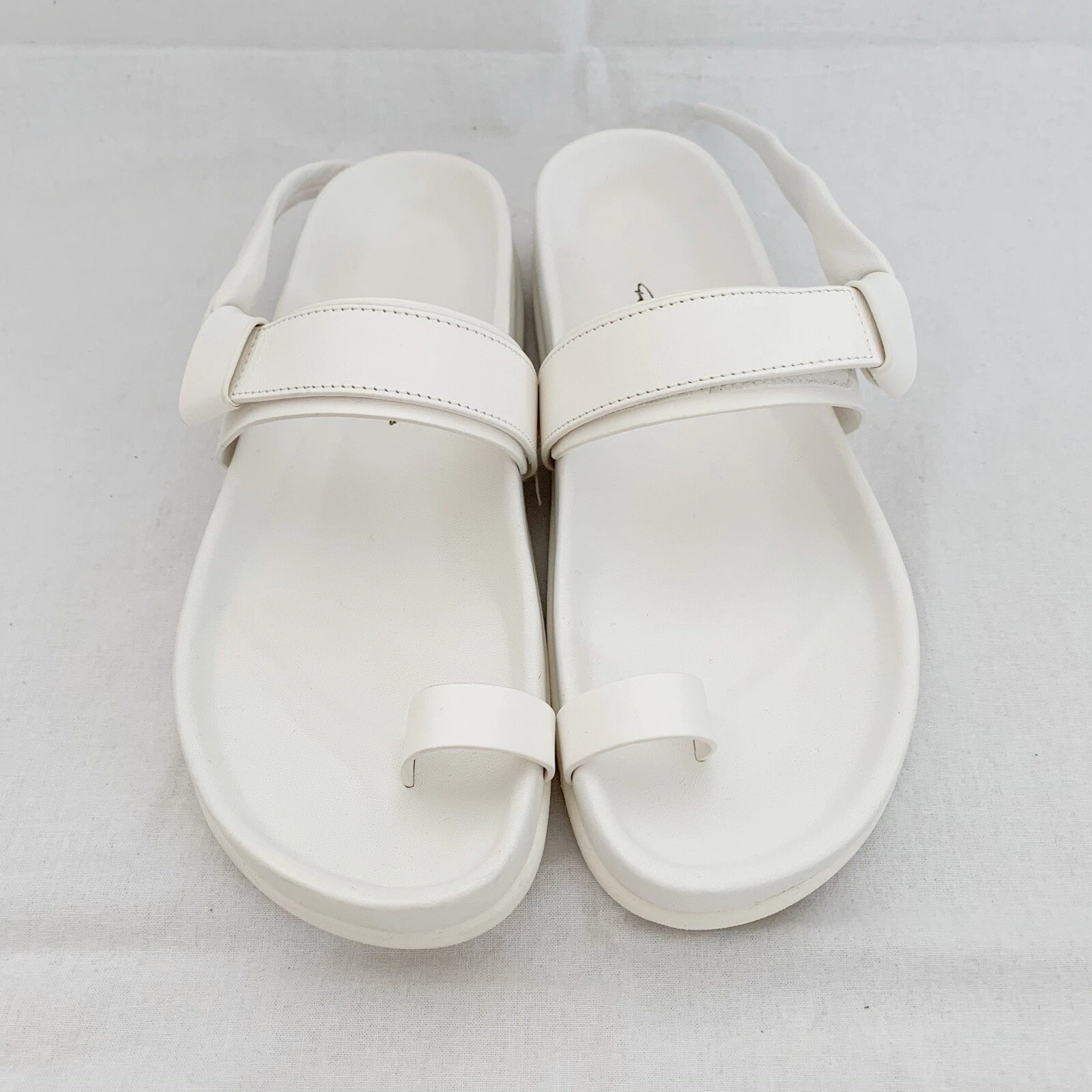 RICK OWENS DRKSHDW Sandali in pelle Rick Owens Granola bianchi taglia 37