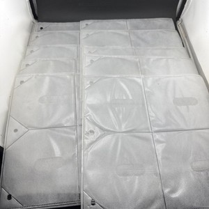 Case Logic Hard Shelled Beige Plastic CD DVD Blu Ray Disc Sleeve Case Holder X10