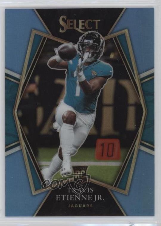 2021 Select Premier Level Light Blue Prizm 80/99 Travis Etienne Rookie RC 1q0b