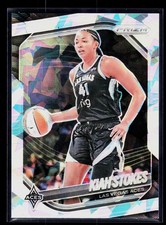 Kiah Stokes 2025 Panini Prizm WNBA Ice Prizms #58 Las Vegas Aces