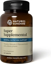 Nature's Sunshine Super Supplemental: Complete Multivitamin with Minerals