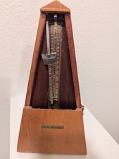 Antique Metronome Seth Thomas - Wood - Wind-Up
