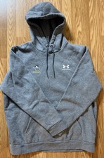 Notre Dame Football Team Issued Under Armour Leprechaun Hooded Sweatshirt XL