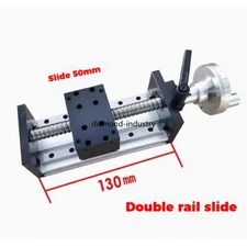 Linear Rail Guide Slide Stage Table& Manual Handwheel Actuator Ball Screw Motion