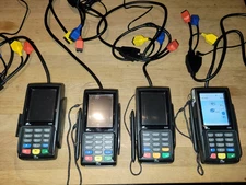 MOVING SALE! (LOT OF 4) PAX S300 Credit Card Terminal w/ Pen Pin Pad Keypad&Cord