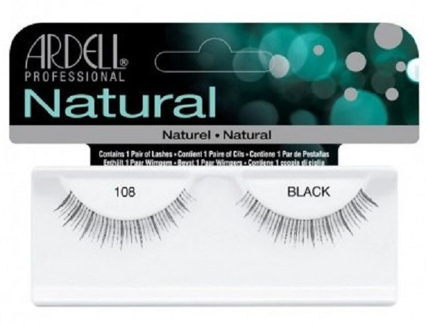 074764608109 Ardell Natural 108 1 пара штук черного цвета P1 Ardell 3690₽