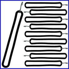10x Spanngummi 400mm mit Haken Spannring Stroppe Planenspanner PKW Anhängerplane