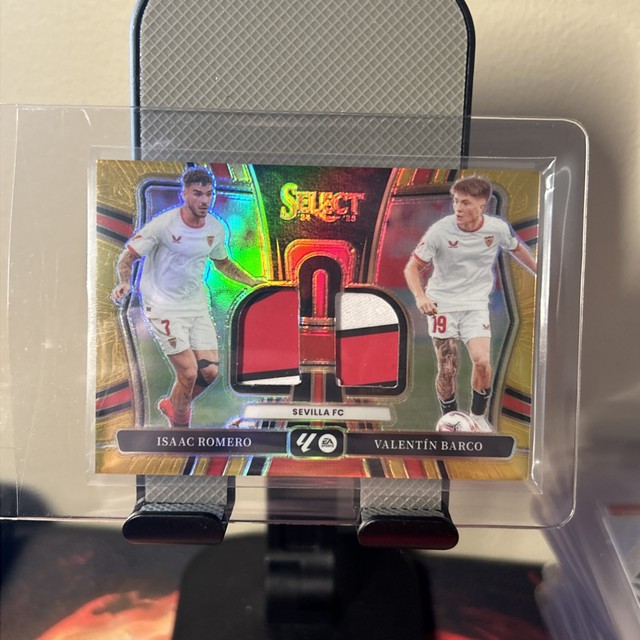 2024-25 Select La Liga Isaac Romero Valentin Barco Dual Swatches Gold /10 Patch