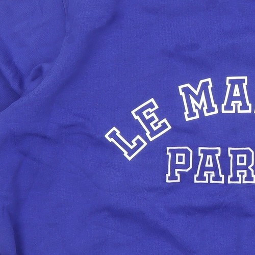 Marks and Spencer Women's Blue Logo Pullover Sweatshirt L - Picture 5 of 12