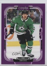 2025-26 O-Pee-Chee Purple Border 16/49 Sam Steel #437 0ol6