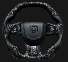Forged Carbon Fiber Steering Wheel Fits in  (2016-2021) Honda Civic Gen 10th.