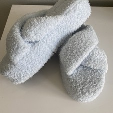 Victoria's Secret PINK NWOT Fleece Platform Slippers Size L 9-10 , Ret. 39.95