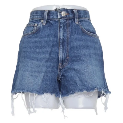 Topshop, Jeans Shorts, Größe: 40, model: a-line, Blau, Baumwolle, Einfarbig #wKY - Bild 1 von 4