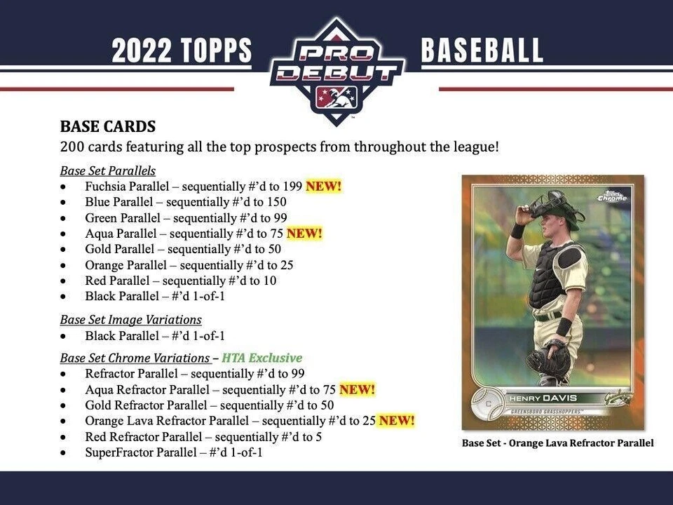 2022 Topps Pro Debut Baseball Factory Sealed Hobby Jumbo Box 3 Auto - Image 2 of 4