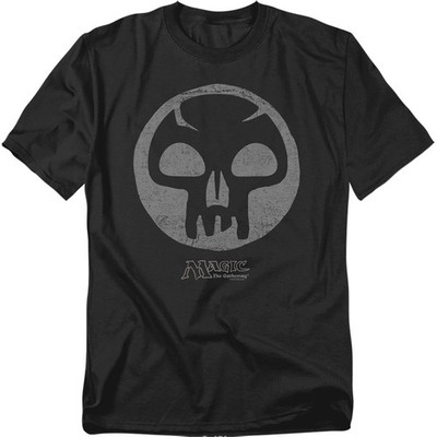 MAGIC THE GATHERING BLACK SYMBOL Licensed Adult Graphic Tee Shirt SM-5XL