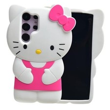 Cartoon Case for Samsung Galaxy S23 Fe 6.4", Fashion Cute 3D Cute Kitty Kawaii