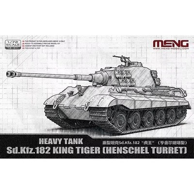 MENG 72-011 1/72 Sd.Kfz.182 King Tiger (Henschel Turret)
