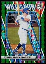 2021 Panini Mosaic Cody Bellinger WTW1 Will to Win Green Los Angeles Dodgers