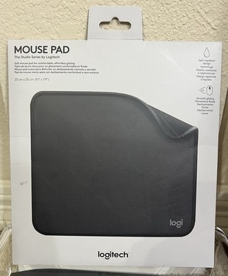 Logitech Studio Series Mouse Pad 7.9x9.1 Anti Slip Spill Repellent Cloth Surface