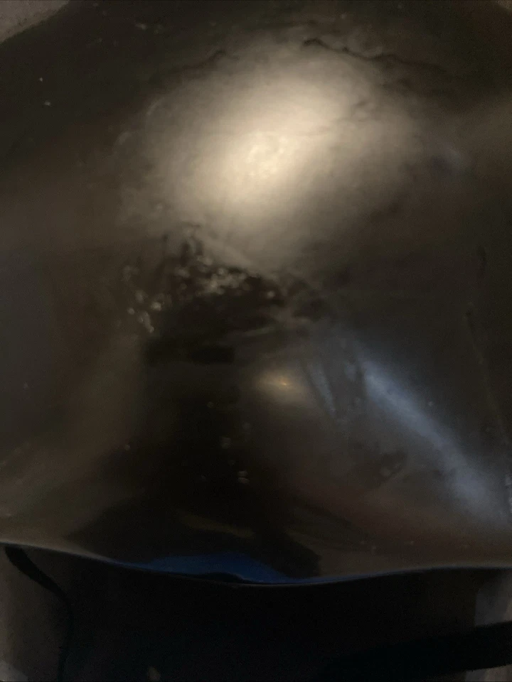 Máscara ninja de plástico duro azul y negro Greenbrier Int'l correa elástica Foto 3 de 4