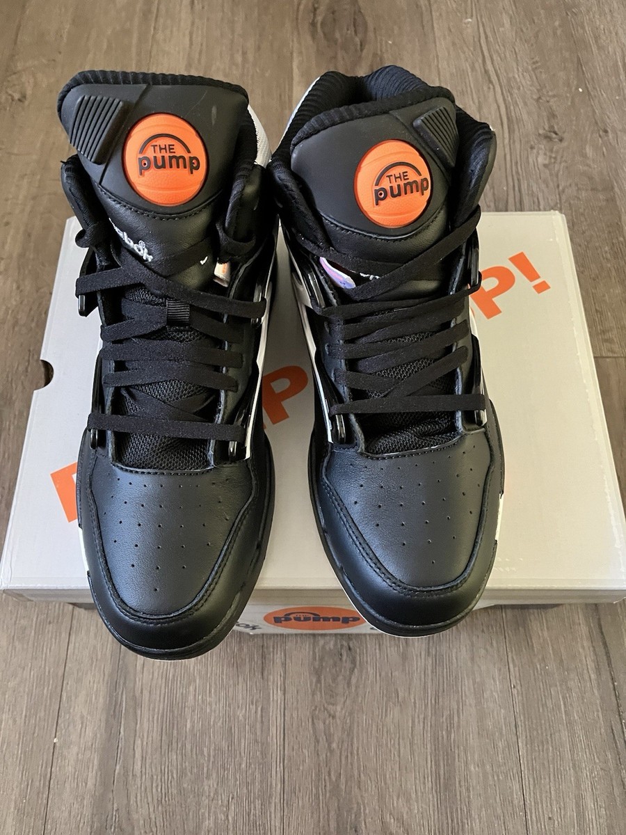 Reebok Pump Omni Zone II Unisex Basketball White/Black/Ornge 2025