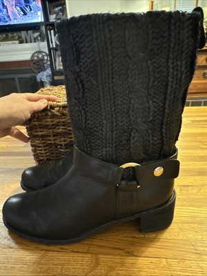 Stuart Weitzman Moto Boot Black size 6 Mid Calf