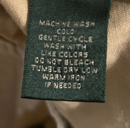 Lauren Ralph Lauren Shorts Womens Size 18W Khaki High Waist Cotton Chino - Image 4 of 4