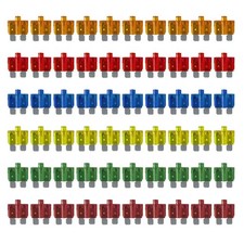 60pcs LED Blade Fuse Assortment, Smart Glow, 5A 10A 15A 20A 30A 40A, ATO/ATC 12V