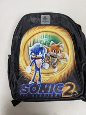 Sonic Cartoon Character Backpack School Bag Lightweight Travel Bag.