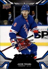 2022-23 Upper Deck MVP #149 Jacob Trouba Blue Script