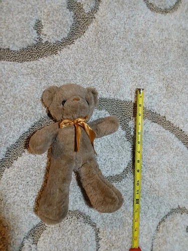 Plush Toy Tedfy Brown Color With The Bow