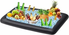 Inflatable Ice Buffet Serving Tray Cooler for Drinks & Food