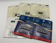 36x 3-Amp Mini Fuses - String Lights - Multiple Packs - Vintage Stock - New