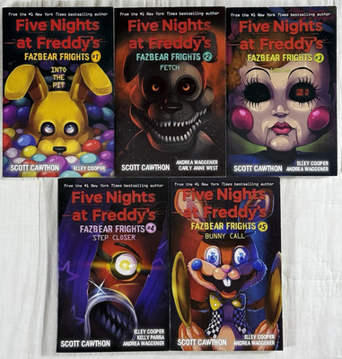 Five Nights at Freddy s Fazbear Frights Books 1-5 Lot FNAF Horror Paperback
