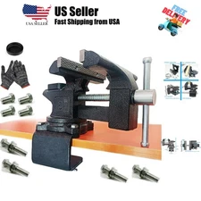2-In-1 Bench Vise Heavy Duty for Workbench, 6.0" black, Upgraded Multi-Purpos...