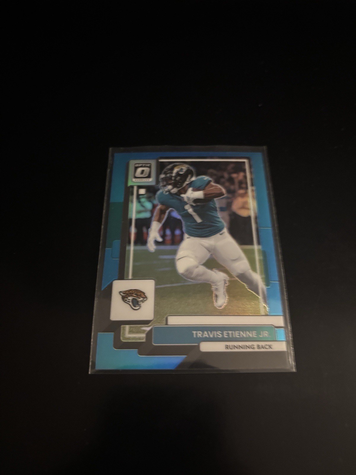 Travis Etienne Jr. 2022 Donruss Optic Aqua Prizm /299 Jaguars 90 PWE
