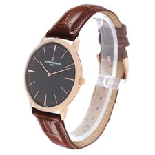 Vacheron Constantin Patrimony Grand Taille Rose Gold Mens Watch 81180 Papers 4