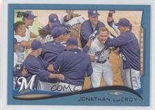2014 Topps Wal-Mart Blue Jonathan Lucroy #285 7wf