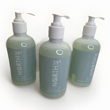 3 Bottles 39 Degrees North Body Wash Eucalyptus Lavender Moisturizing