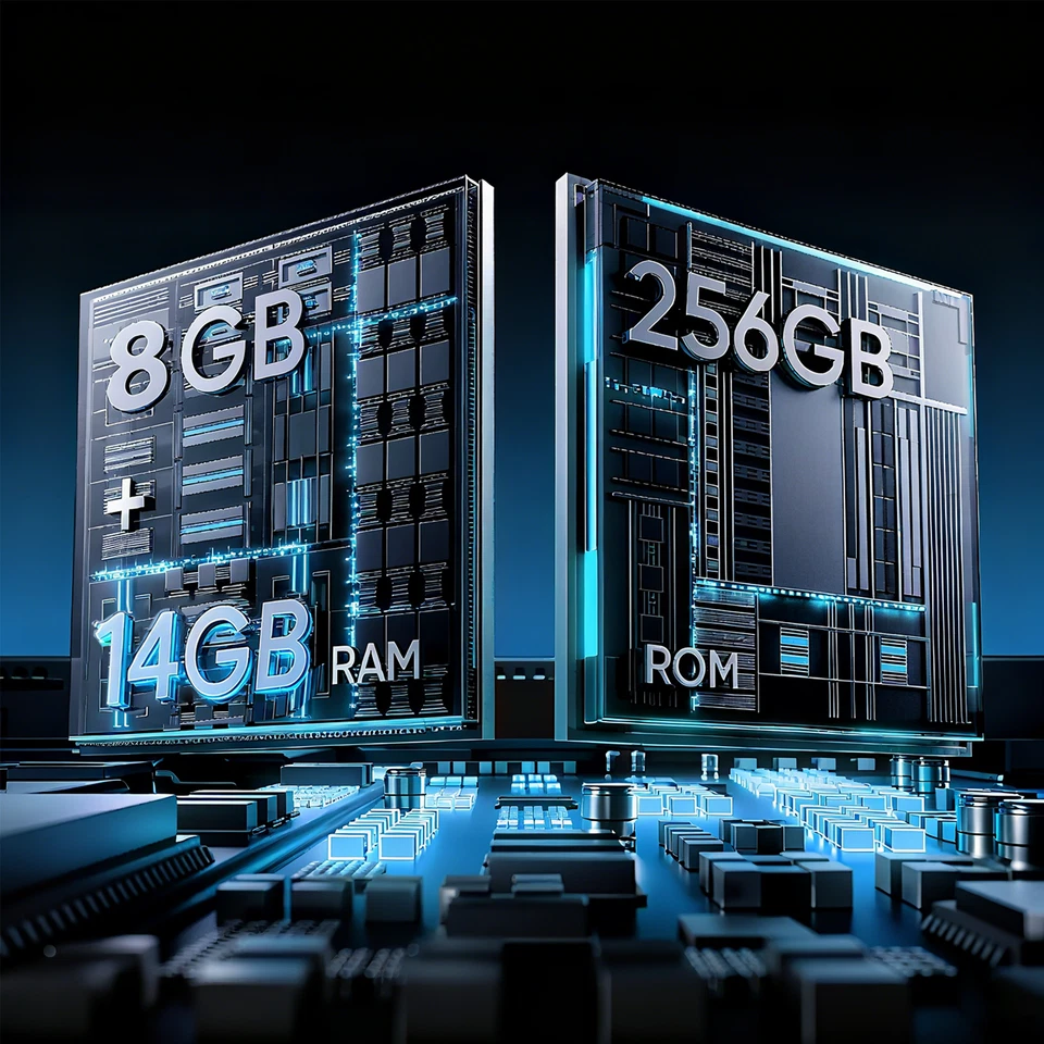 2025 Neu Tablet Android 15 22GB RAM+256GB 8000mAh 10 Zoll 5MP+8MP UNISOC T606 - Bild 4 von 4