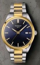 Tissot PR 100 Navy Blue Dial Two-Toned Men's Watch T150.410.22.041.00