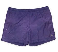 Vintage Polo Sport Ralph Lauren Swim Shorts Mens Size Large Purple Mesh Lined