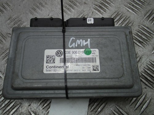 Volkswagen Polo Steuergerät Motorsteuergerät ECU 03E906019 MK5 6R 1.2 Benzin 09-15B