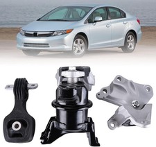 3PCS Engine Motor Mount and Trans Mount Compatible with 2012-2013 Honda Civic