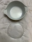 Vintage Pyrex  2.5-quart casserole dish. "Spring Blossom Green" “Crazy Daisy".