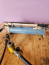 Otc 2-speed Hydraulic Hand Pump Y-43 Model A 2g Max 10000 Psi